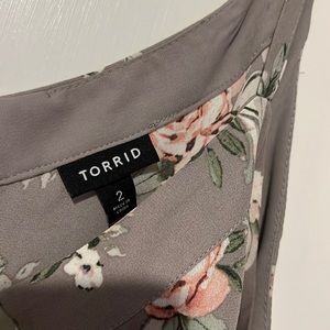 Torrid-  floral light top